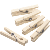BRUNNEN 218735567 Holzklammern 45x7mm 100 Stück von BRUNNEN