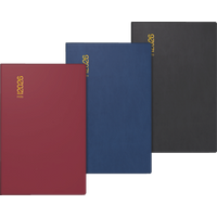 BRUNNEN 7015202956 Taschenkalender Mod. partner/Industrie I 2026 | A7, Kunststoff, sortiert von BRUNNEN