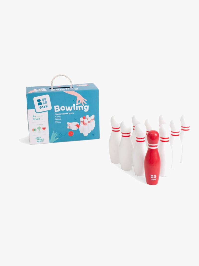 BS Toys Bowling, Rot/Weiß von BS Toys