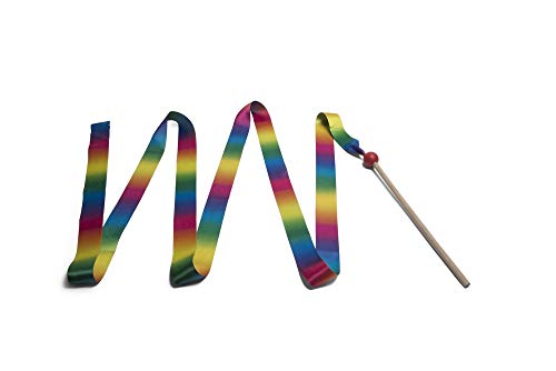BS Toys GA354 Tanzband Mit Stab in Regenbogenfarben für aktive Kinder, die gerne springen-Entdecke endlose Freude beim Tanzen-Ab 3 Jahren BS Toys GA354 Tanzband Mit Stab in Regenbogenfarben für aktive Kinder, die gerne springen-Entdecke endlose Freude beim Tanzen-Ab 3 Jahren von BS Toys