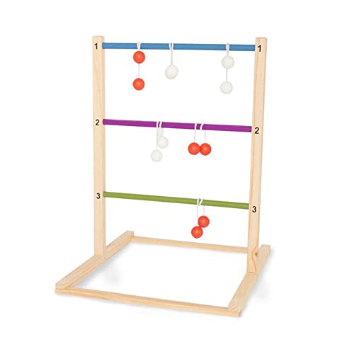 BS Toys Leitergolf Wurfspiel - Wurfspiel für Kinder - Laddergolf - für Kinder ab 6 Jahren - Mehrfarbig von BS Toys