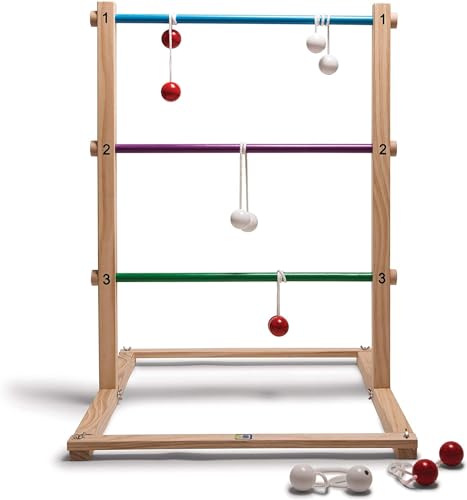 BS Toys Leitergolf Wurfspiel - Wurfspiel für Kinder - Laddergolf - für Kinder ab 6 Jahren - Mehrfarbig von BS Toys