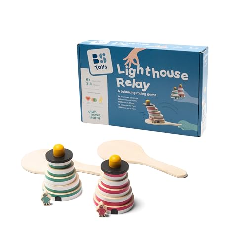 Leuchtturm-Rennen, Holzspielzeug von BS Toys