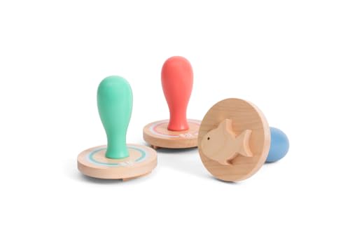 BS Toys Sandstempel – Outdoor-Spielzeug für Kleinkinder – FSC-Holz – Geeignet ab 18 Monaten von BS Toys