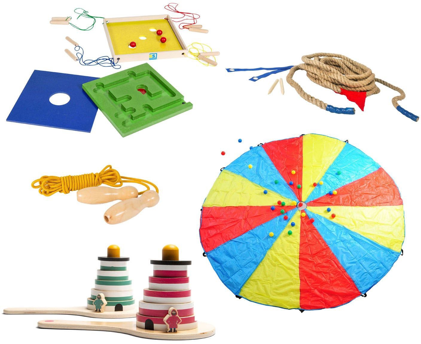 BS Toys Teamwork 5-in-1 Set, Babyspielzeug von BS Toys