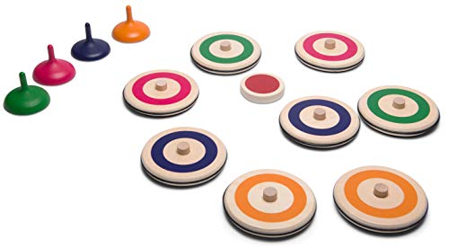 BS Toys GA337 Indoor Curling Gesellschaftsspiele, Mix, Einheitsgröße von BS Toys