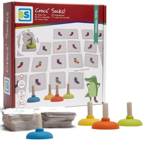 BS Toys GA350 Krokodilsocken Spielzeug für Kinder, Mix von BS Toys