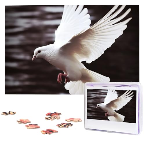 Flying Dove Holzpuzzles für Erwachsene, 1000 Teile, personalisiertes Puzzle, interessante individuelle Fotopuzzles, Geschenk für Feiertage, Geburtstag, Hochzeit, Jahrestag Flying Dove Holzpuzzles für Erwachsene, 1000 Teile, personalisiertes Puzzle, interessante individuelle Fotopuzzles, Geschenk für Feiertage, Geburtstag, Hochzeit, Jahrestag von BSCKKDMN