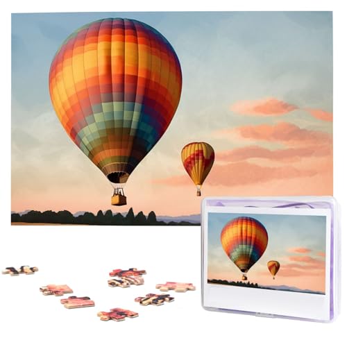 Heißluftballon-Holzpuzzles für Erwachsene, 1000 Teile, personalisiertes Puzzle, interessante individuelle Fotopuzzles, Geschenk für Feiertage, Geburtstag, Hochzeit, Jahrestag Heißluftballon-Holzpuzzles für Erwachsene, 1000 Teile, personalisiertes Puzzle, interessante individuelle Fotopuzzles, Geschenk für Feiertage, Geburtstag, Hochzeit, Jahrestag von BSCKKDMN