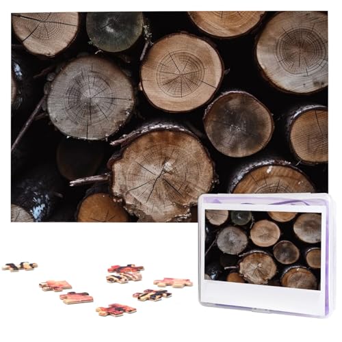 Holzpuzzle für Erwachsene, Braun und Schwarz, 1000 Teile, interessante personalisierte Puzzle, Foto-Puzzle, Geschenk für Urlaub, Geburtstag, Hochzeit, Jubiläum Holzpuzzle für Erwachsene, Braun und Schwarz, 1000 Teile, interessante personalisierte Puzzle, Foto-Puzzle, Geschenk für Urlaub, Geburtstag, Hochzeit, Jubiläum von BSCKKDMN