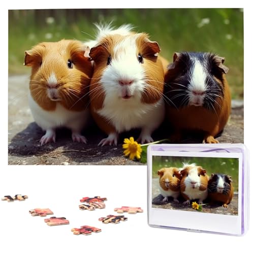 Meerschweinchen Lustige Holzpuzzles für Erwachsene 1000 Teile Personalisiertes Puzzle Interessante benutzerdefinierte Fotopuzzles Geschenk für Urlaub Geburtstag Hochzeit Jahrestag Meerschweinchen Lustige Holzpuzzles für Erwachsene 1000 Teile Personalisiertes Puzzle Interessante benutzerdefinierte Fotopuzzles Geschenk für Urlaub Geburtstag Hochzeit Jahrestag von BSCKKDMN