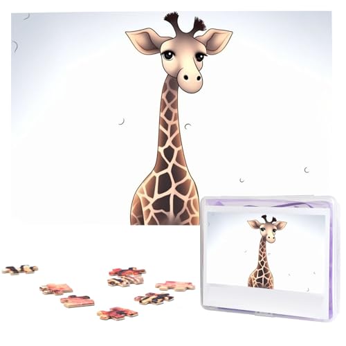 Niedliche Giraffen-Holzpuzzles für Erwachsene, 1000 Teile, personalisiertes Puzzle, interessantes individuelles Fotopuzzle, Geschenk für Feiertage, Geburtstag, Hochzeit, Jahrestag Niedliche Giraffen-Holzpuzzles für Erwachsene, 1000 Teile, personalisiertes Puzzle, interessantes individuelles Fotopuzzle, Geschenk für Feiertage, Geburtstag, Hochzeit, Jahrestag von BSCKKDMN