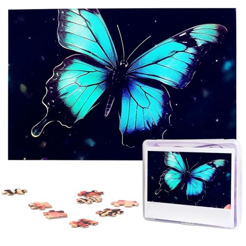 Schmetterling Holzpuzzles für Erwachsene 1000 Teile Personalisiertes Puzzle Interessante benutzerdefinierte Fotopuzzles Geschenk für Feiertag Geburtstag Hochzeit Jahrestag Schmetterling Holzpuzzles für Erwachsene 1000 Teile Personalisiertes Puzzle Interessante benutzerdefinierte Fotopuzzles Geschenk für Feiertag Geburtstag Hochzeit Jahrestag von BSCKKDMN