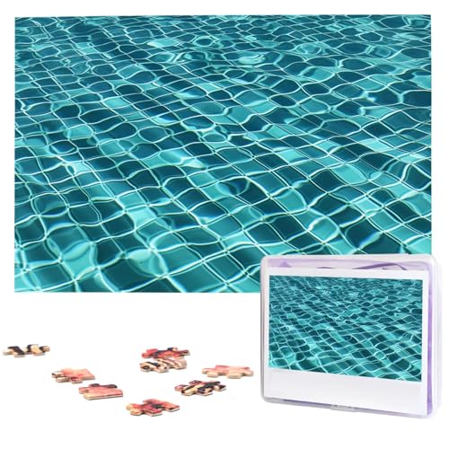 Schwimmbad Wasser Holzpuzzles für Erwachsene 1000 Teile Personalisiertes Puzzle Interessante benutzerdefinierte Fotopuzzles Geschenk für Urlaub Geburtstag Hochzeit Jahrestag Schwimmbad Wasser Holzpuzzles für Erwachsene 1000 Teile Personalisiertes Puzzle Interessante benutzerdefinierte Fotopuzzles Geschenk für Urlaub Geburtstag Hochzeit Jahrestag von BSCKKDMN