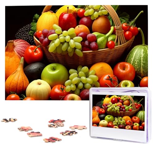 Verschiedene frische Gemüse- und Obst-Holzpuzzle für Erwachsene, personalisierbares Puzzle, 1000 Teile, interessantes Puzzle, personalisierte Fotopuzzle, Urlaubsgeschenk Verschiedene frische Gemüse- und Obst-Holzpuzzle für Erwachsene, personalisierbares Puzzle, 1000 Teile, interessantes Puzzle, personalisierte Fotopuzzle, Urlaubsgeschenk von BSCKKDMN