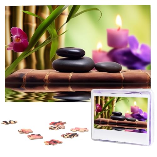 Zen Steine und Bambus-Holzpuzzles für Erwachsene, 1000 Teile, personalisiertes Puzzle, interessante individuelle Fotopuzzles, Geschenk für Feiertage, Geburtstag, Hochzeit, Jahrestag Zen Steine und Bambus-Holzpuzzles für Erwachsene, 1000 Teile, personalisiertes Puzzle, interessante individuelle Fotopuzzles, Geschenk für Feiertage, Geburtstag, Hochzeit, Jahrestag von BSCKKDMN