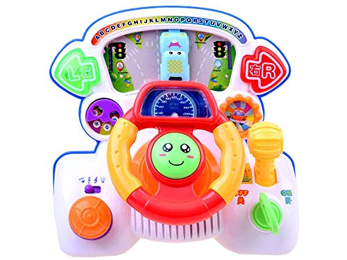 BSD Interaktiv Spielzeug Fahrsimulator Lenkrad für Kinder Kleinkinder von BSD