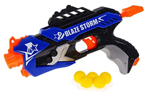 Blaze Storm Soft-Pfeil Pistole - Spielzeug Pistole, Weiche Kugeln Gewehr, Schaumkugeln Spielzeug Blaster - 5 Weiche Kugeln von BSD