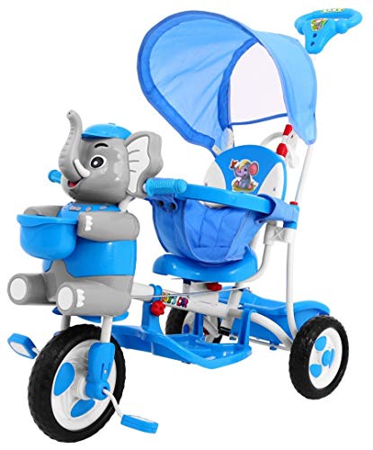 Kinder Dreirad, Tricycle, Dreirad für Kinder - Elefante - Blau von BSD