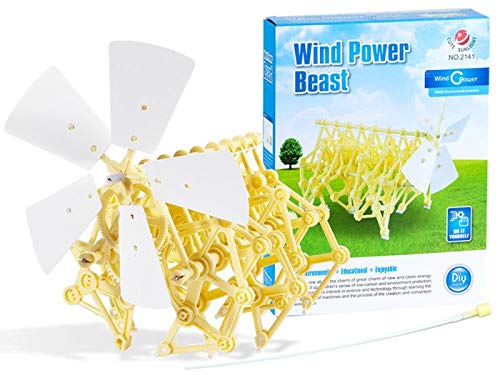 Pädagogisches Spielzeug - Lernspielzeug - DIY Windkraft Roboter - Wind Power Strand Beast von BSD