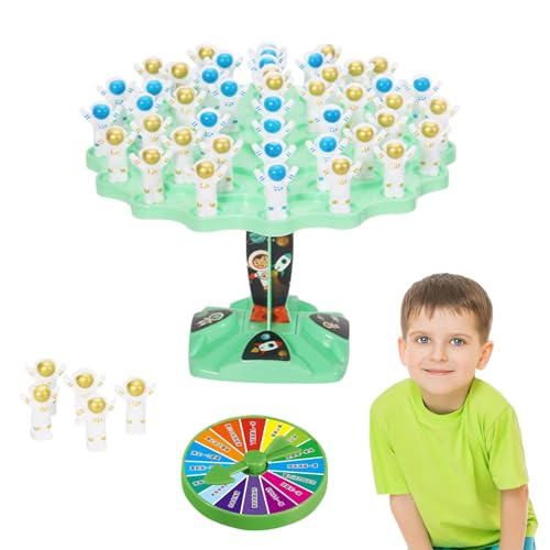 BSEID Balance-Baum-Spiel | 48 Stück Reisespielzeug und Spiele,Aufklärungspuzzle im Astronauten-Design, Must-Haves für das Vorschulklassenzimmer, für Kinder im Vorschulalter, Geburtstagsgeschenke von BSEID