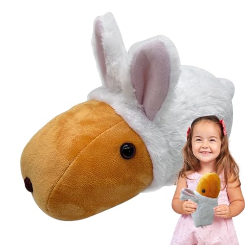 BSEID Capibara Plüschtier - Kissen zum Schießen Kaninchen Spielzeug Capibara | 25 cm weiche und niedliche Capibara Plüschtiere für Bett, Haus, Sofa, Innen von BSEID
