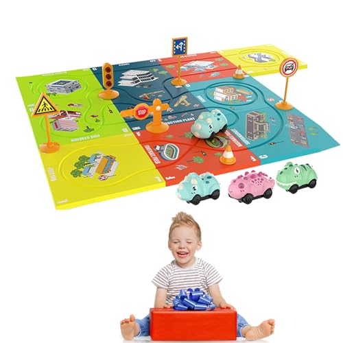 BSEID DIY Puzzle-Track-Spielset - Puzzle-Track-Spielset Lernspielzeug für kritisches Denken,Puzzle-Track-Spielset, kritisches Denken, Lernspielzeug, lustiges Eisenbahnauto-Bauspielzeug für Kinder von BSEID