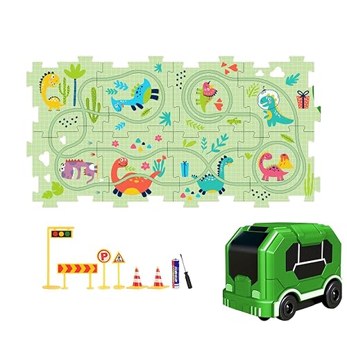 BSEID Elektrischer Wagen zur Selbstmontage – Pädagogisches Auto-Puzzlespiel | Tischpuzzle für tragbare Fahrzeuge, Spielzeug für Jungen ab 3 Jahren von BSEID