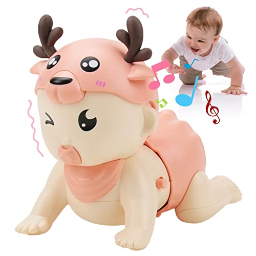 BSEID Krabbenpuppe - Krabbelspielzeug für Babys ab 6 Monaten - Babyspielzeug, beleuchtete Musik, Singen, Tanzen, Krabbeln, Gehen, interaktives Spielzeug, Mädchen BSEID Krabbenpuppe - Krabbelspielzeug für Babys ab 6 Monaten - Babyspielzeug, beleuchtete Musik, Singen, Tanzen, Krabbeln, Gehen, interaktives Spielzeug, Mädchen von BSEID