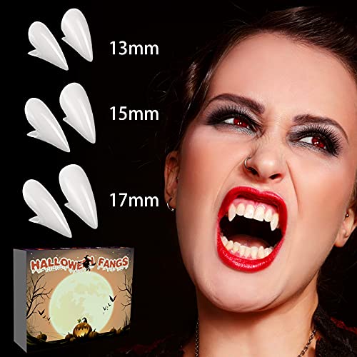 Vampir ZäHne Kinder/ Erwachsene Halloween Party Cosplay Geschenke - VampirzäHne Halloween Accessoires Vampirgebiss, VampierzäHne, Falsche ZäHne für Halloween Cosplay Kostüm Party Prop Dekoration von BSHANO