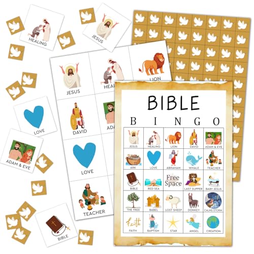 24 Spieler Geburtstag Bingo Karten Bibel Bingo Spaß Familienspiele Bingo Zubehör Partyzubehör Bibelspiele Party Bingo Spiel Multiplayer Spiele für Christlichen Sonntag Urlaub Familie Party Aktivität 24 Spieler Geburtstag Bingo Karten Bibel Bingo Spaß Familienspiele Bingo Zubehör Partyzubehör Bibelspiele Party Bingo Spiel Multiplayer Spiele für Christlichen Sonntag Urlaub Familie Party Aktivität von BSIKAIK