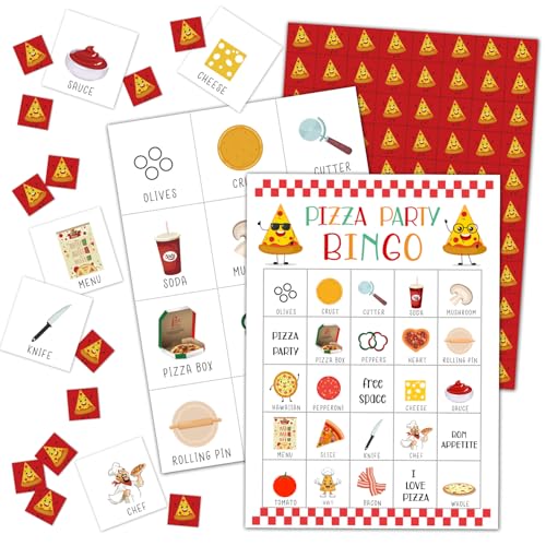 24 Spieler Geburtstag Bingo Karten Pizza Party Favors Fun Family Games Bingo Zubehör Party Supplies Pizza Spiele Party Bingo Spiel Multiplayer Spiele für Urlaub Geburtstag Familie Party Aktivitäten 24 Spieler Geburtstag Bingo Karten Pizza Party Favors Fun Family Games Bingo Zubehör Party Supplies Pizza Spiele Party Bingo Spiel Multiplayer Spiele für Urlaub Geburtstag Familie Party Aktivitäten von BSIKAIK