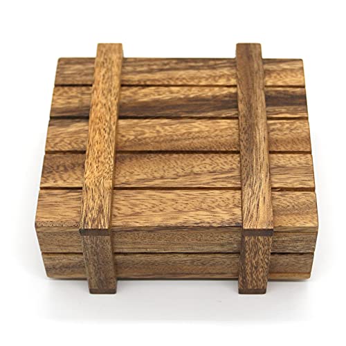 BSIRI Secret Puzzle Box- Brain Teaser Wooden Box with Hidden Compartments BSIRI Secret Puzzle Box- Brain Teaser Wooden Box with Hidden Compartments von BSIRI