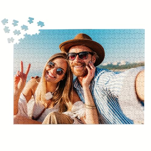 Benutzerdefiniertes Puzzle aus Fotos, 500/1000/1314/1500 Teile aus Fotos, personalisiert für Erwachsene, Teenager, Kinder, Familie, Geburtstag, Hochzeit, Abschlussfeier, Geschenk (1500 Teile) von BSKJMMP