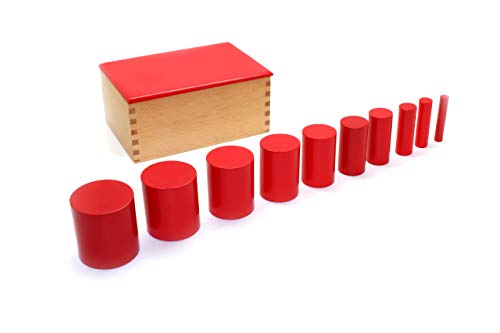 BSM Edufun – Montessori-Pedagogie – Bauspiele für Kinder, Zylinder, Rot, ab 3 Jahren, EF91103 BSM Edufun – Montessori-Pedagogie – Bauspiele für Kinder, Zylinder, Rot, ab 3 Jahren, EF91103 von BSM