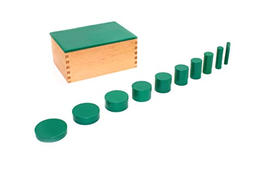 BSM Edufun – Montessori – Bauspiele für Kinder, Zylinder, Grün, ab 3 Jahren, EF91105 BSM Edufun – Montessori – Bauspiele für Kinder, Zylinder, Grün, ab 3 Jahren, EF91105 von BSM