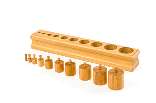 BSM EF91106 Spielspaß Montessori – Zylinder NO1 – ab 3 Jahren, Mehrfarbig von BSM