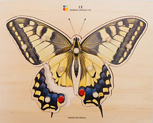 BSM E72511470 Steckspiel-Puzzle Schmetterling, Holz BSM E72511470 Steckspiel-Puzzle Schmetterling, Holz von BSM