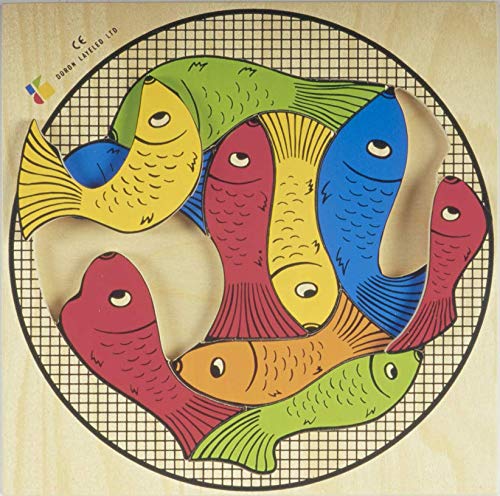 BSM E72511720 Puzzle aus Holz – Die Fische, Mehrfarbig von BSM