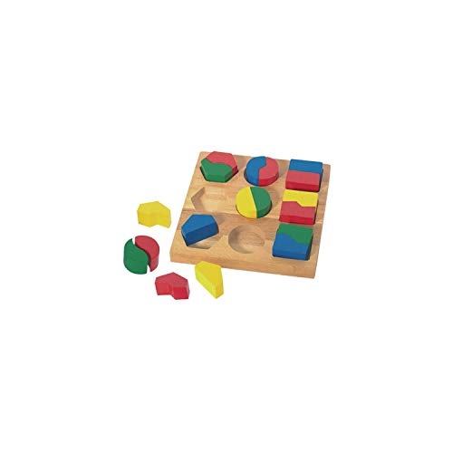 BSM Edufun – Montessori-Peagogie – Logik und Handhabung Geobisch Symmetrie Spielzeug aus Holz, EF 21105 von BSM