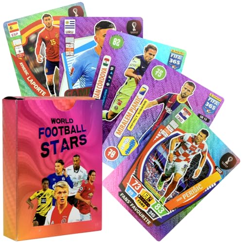 BSNRDX 2022/23 World Cup Fußball Star Karte 55pcs Star Karten Fußball Karte Champions League Fußball Trading Card World Cup Fußball Star Karte Nicht Original Geschenke für Kinder BSNRDX 2022/23 World Cup Fußball Star Karte 55pcs Star Karten Fußball Karte Champions League Fußball Trading Card World Cup Fußball Star Karte Nicht Original Geschenke für Kinder von BSNRDX