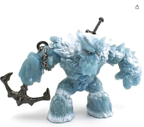 EIS-Monster Modell, ELDRADOR Mythisches Eismonster Figure Magischem Schwert und Spitzhacke, Bewegliche Fantasy Actionfigur, Robuste Figuren ab 7 Jahren EIS-Monster Modell, ELDRADOR Mythisches Eismonster Figure Magischem Schwert und Spitzhacke, Bewegliche Fantasy Actionfigur, Robuste Figuren ab 7 Jahren von BSNRDX
