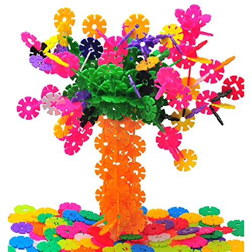 BSSW Schneeflocken-Blockspielzeug, pädagogisch und sicher, 500 ineinandergreifende Kunststoff-Schneeflocken, Steckspiel. BSSW Schneeflocken-Blockspielzeug, pädagogisch und sicher, 500 ineinandergreifende Kunststoff-Schneeflocken, Steckspiel. von BSSW