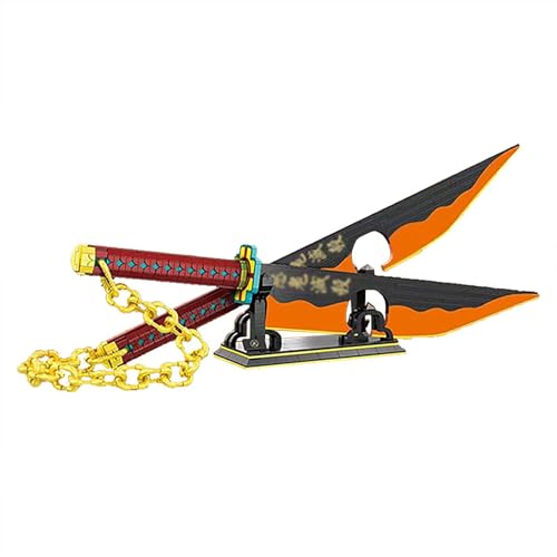 BSSW Anime-Schwert Samurai Sword, 1478 PCS Bausatz Klemmblöcke, Anime Samurai Ninja Sword mit Ständer, Cosplay-Anime-Schwert, Geschenk für Erwachsene BSSW Anime-Schwert Samurai Sword, 1478 PCS Bausatz Klemmblöcke, Anime Samurai Ninja Sword mit Ständer, Cosplay-Anime-Schwert, Geschenk für Erwachsene von BSSW