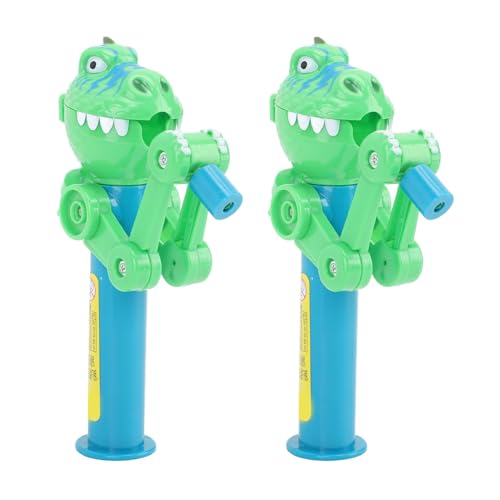 2 Stück Lutscher-Roboter-Halter, Lutscher-Etui Lustige Dinosaurierform Lutscher Aufbewahrungsbox Praktische Scherze für Kinder von BSTCAR