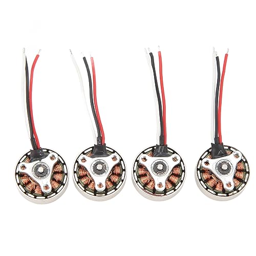 BSTCAR 4 Stück 1503 Flugzeug bürstenloser Motor RC Elektromotor RC Zubehör Kit für 4 Achsen Ferngesteuerte Flugzeuge von BSTCAR