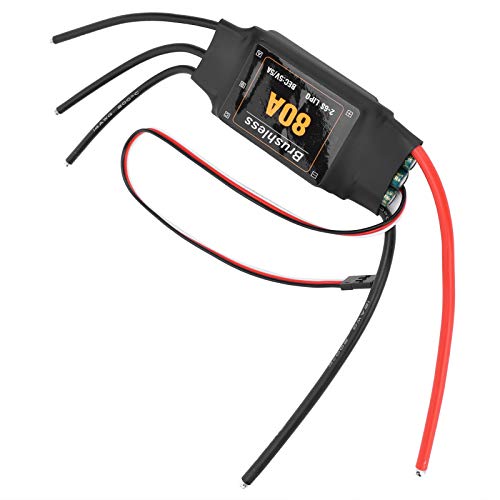 BSTCAR 80A bürstenloses ESC elektronisches Geschwindigkeitsregler Zubehör für RC Flugzeug Flugzeug Hubschrauber ((80a)) von BSTCAR