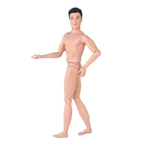 BSTCAR Bewegliche Gelenkpuppe 30cm Bewegliche Gelenkpuppe Männliche Puppe Körper bewegen Puppe Spielzeug Modellpuppen (Khaki) von BSTCAR