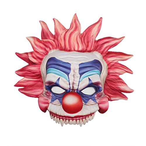 BSTCAR Clown Gesichtsmaske,PU Schaumstoff Maske Lustige Clown Maske Halloween Cosplay Maskerade Karneval Party (HDA18021B) von BSTCAR