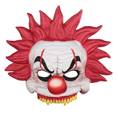 BSTCAR Clown Gesichtsmaske,PU Schaumstoff Maske Lustige Clown Maske für Halloween Cosplay Maskerade Karneval Party (HDA18021C) von BSTCAR